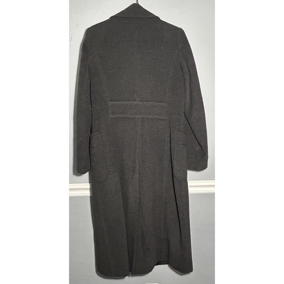 Pendleton Women’s 2 Gray Wool Silk Long Peacoat Coat - Picture 5 of 10